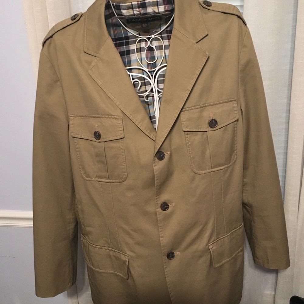 Very nice men olive green Tommy Hilfiger jacket